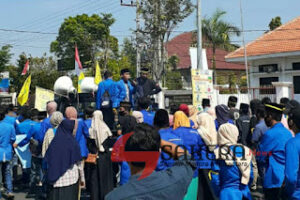 Prihatin Dengan Kondisi Pendidikan, PMII Gruduk Kantor Disdik Bangkalan