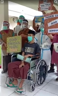 Dinyatakan Sembuh, Pasien Covid19 Asal Blega Bangkalan Diperbolehkan Pulang