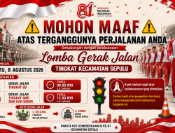 Gerak Jalan HUT RI ke-81 Siap Digelar, Kecamatan Sepulu Imbau Masyarakat Atur Perjalanan