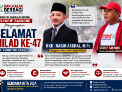 Direktur Bangkalan BERBAGI Syarif Baskoro Ucapkan Selamat Milad ke-47 untuk RKH Nasih Aschal