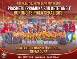 PRASKETU SDN Ketetang 1 Borong 13 Piala di PERSIPRA VIII Madura 2026