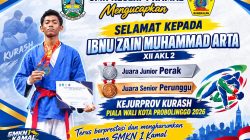 SMKN 1 Kamal Raih Dua Medali di Kejurprov Kurash Piala Wali Kota Probolinggo 2026