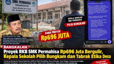 Proyek RKB SMK Permahisa Rp696 Juta, Transparansi dan Koordinasi Jadi Sorotan