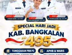 Jelang Hari Jadi ke-495, Bapenda Bangkalan Berikan Relaksasi Pajak hingga Akhir 2026