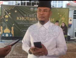 Maulid Nabi di Menara PUDAM Bangkalan, Ratusan Karyawan Ikuti Khotmil Qur’an dan Sholawat