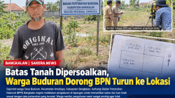 Batas Tanah Dipersoalkan, Warga Buduran Dorong BPN Turun ke Lokasi
